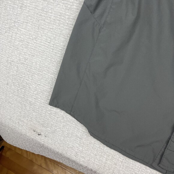 RealTree Fishing Shirt Mens XL Light Gray Button Up Vented Pockets Lightweight - Picture 6 of 16